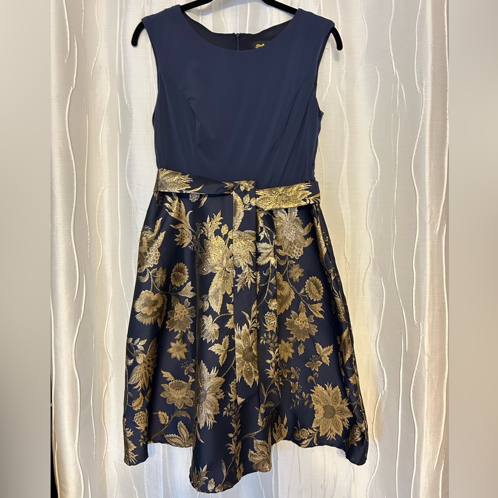 Brocade skirt dress, Size 8